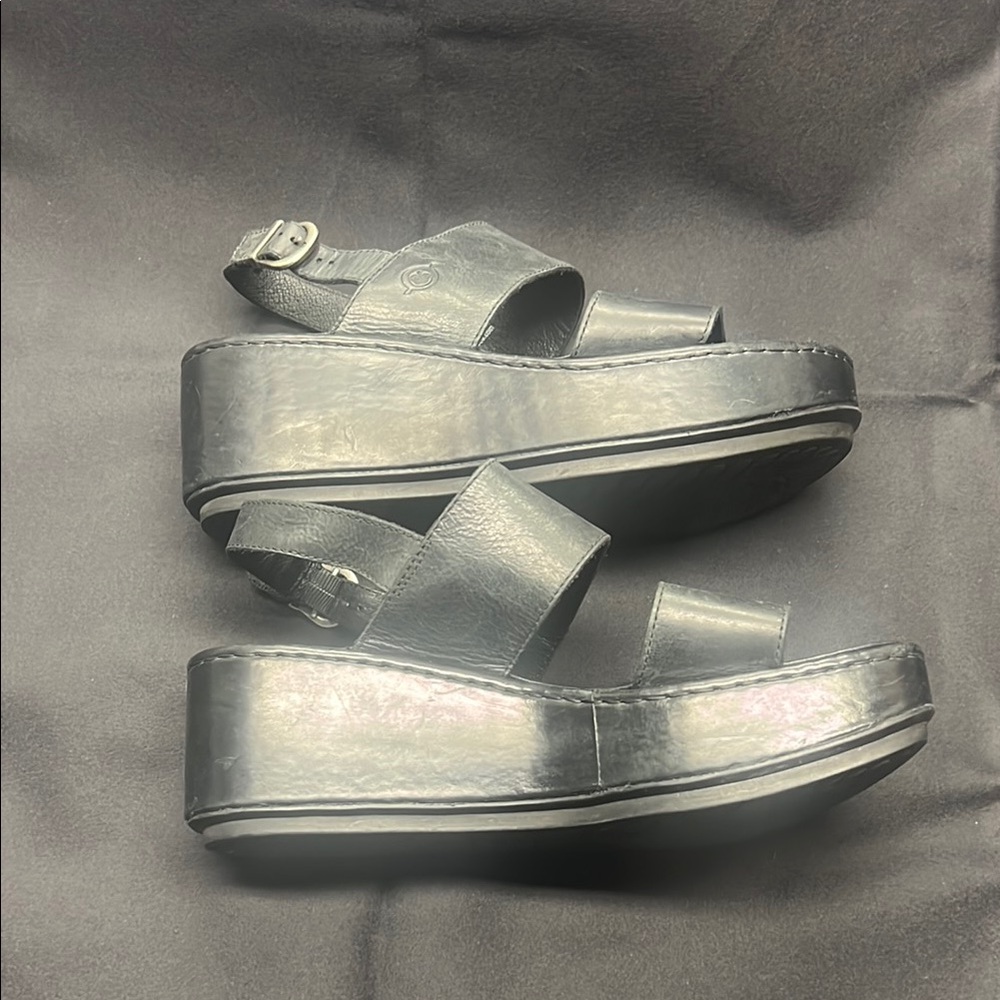 Born leather sandals CQA17 - Picture 5 of 8